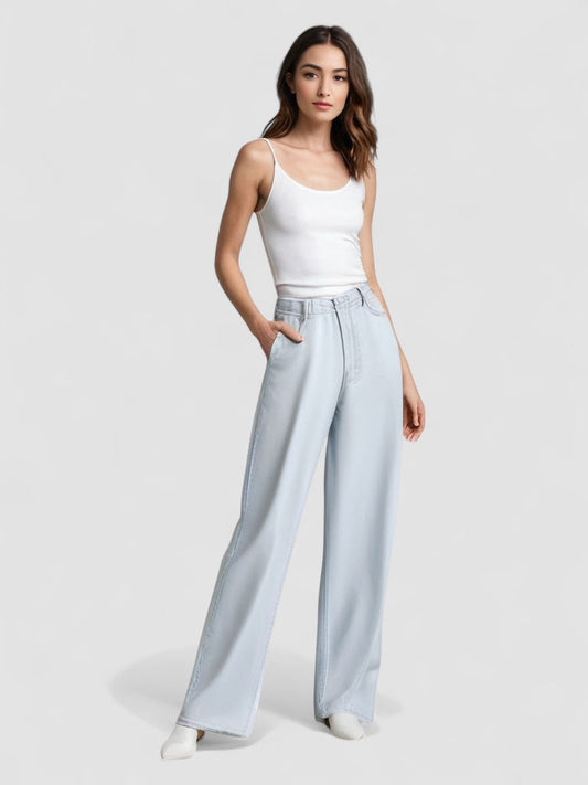 LJUSMODE™ | Utställda Jeans Blå Glaciär