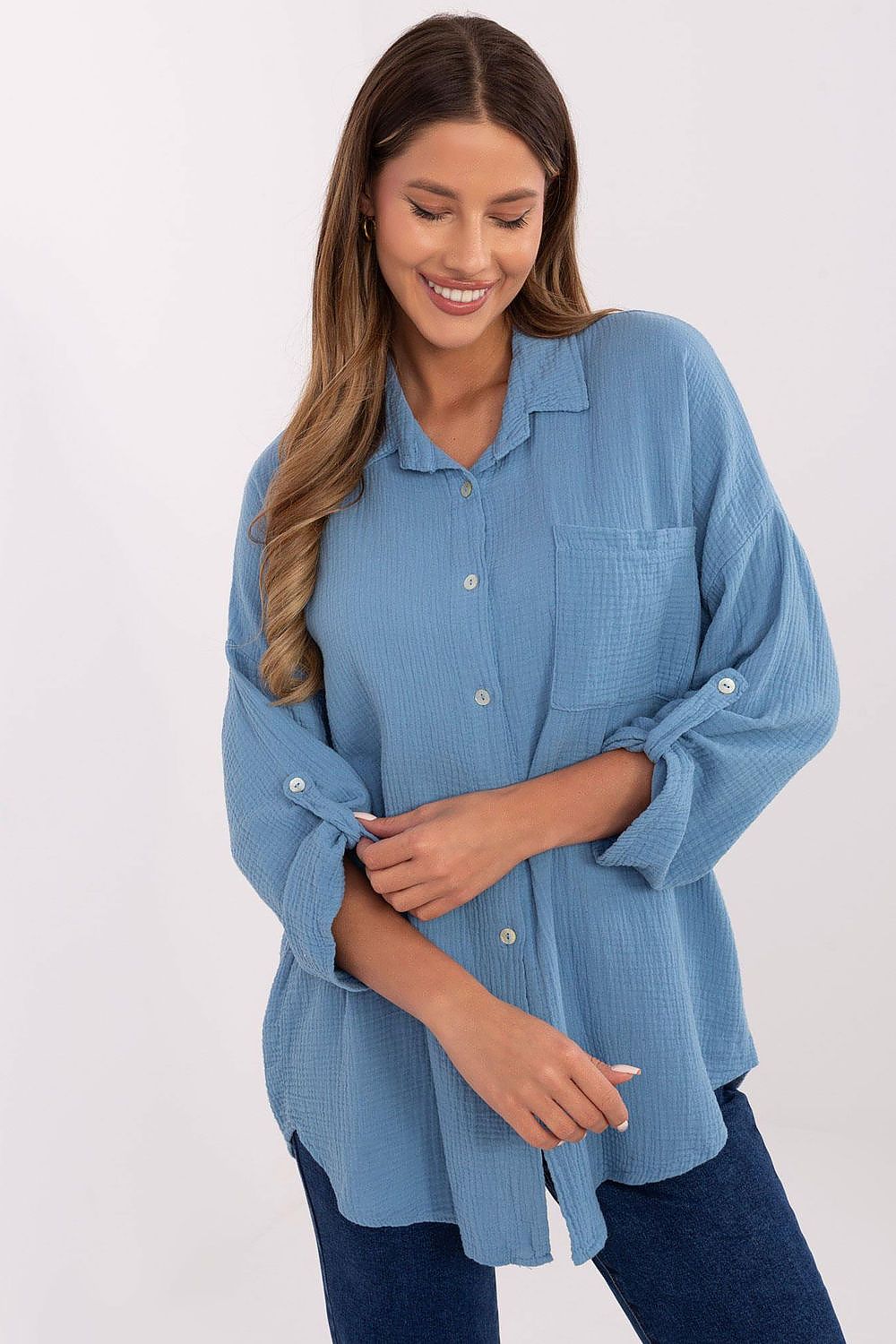 Long sleeve shirt model 210007 Italy Moda