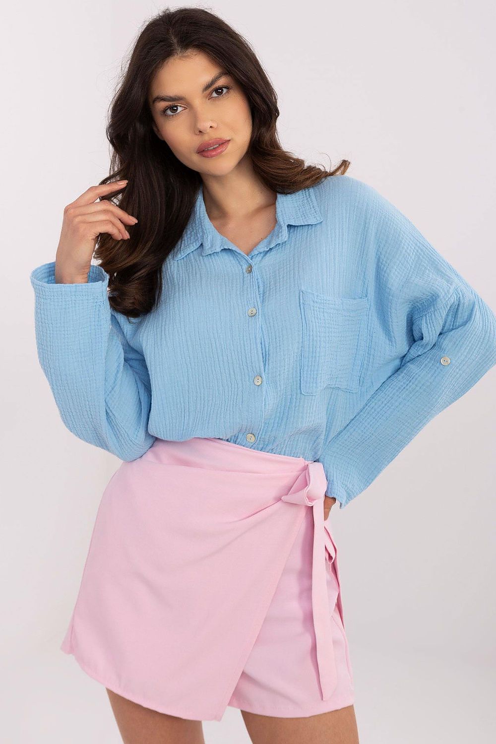 Long sleeve shirt model 210007 Italy Moda