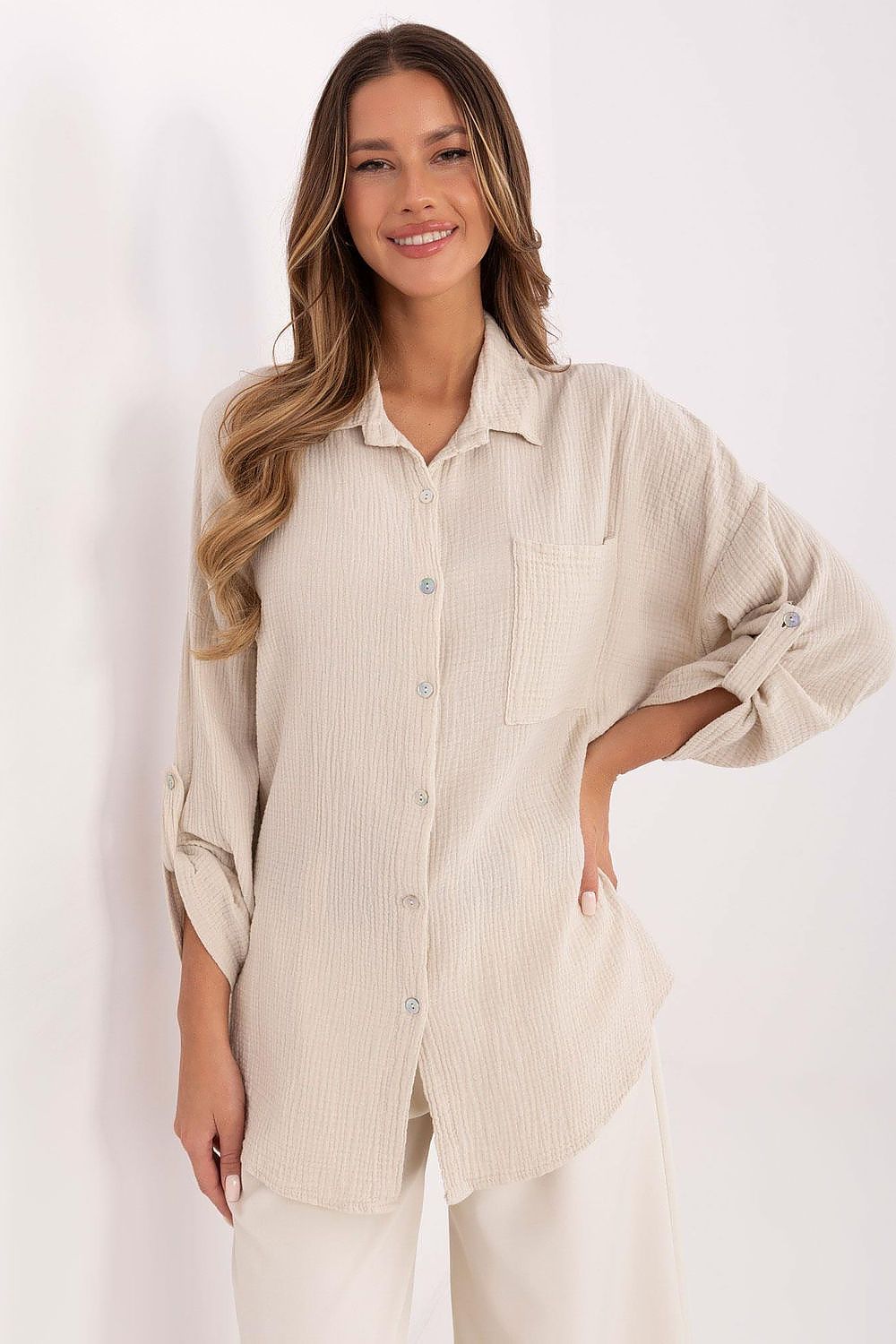 Long sleeve shirt model 210007 Italy Moda