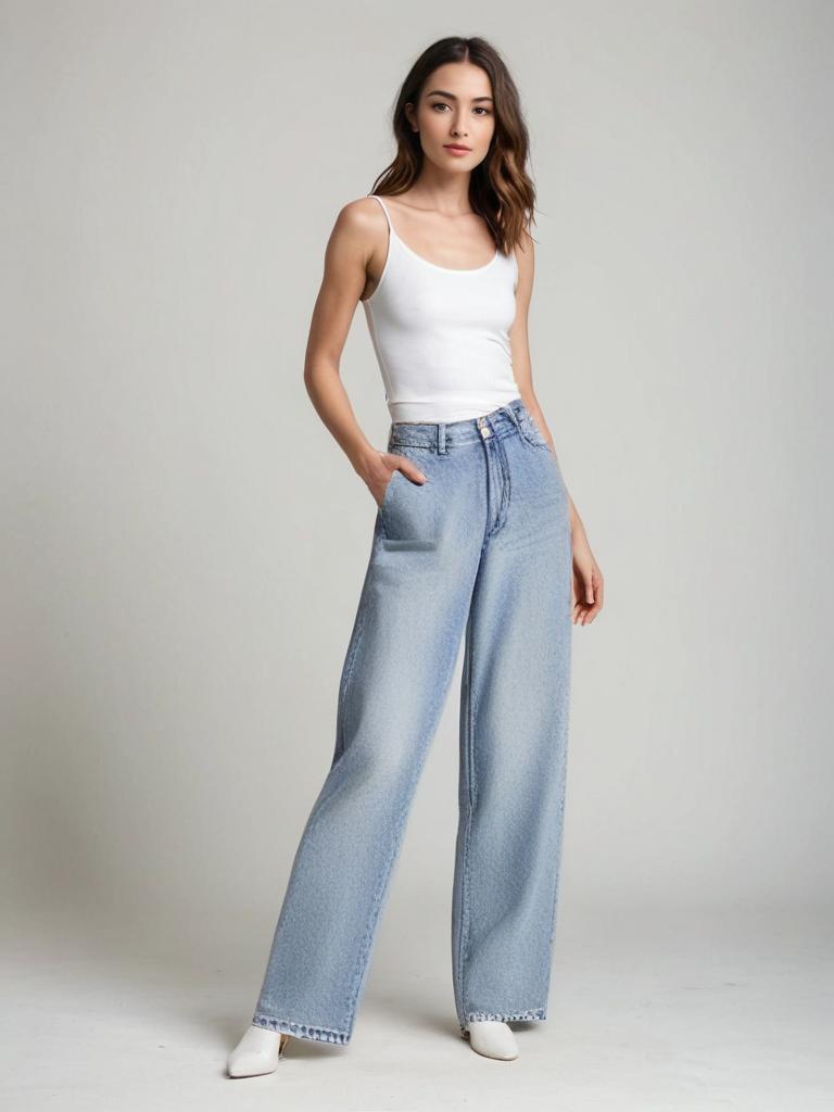 LJUSMODE™ | Jean Patchwork Zerstört